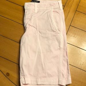 American Eagle Light Pink Flat Front Shorts